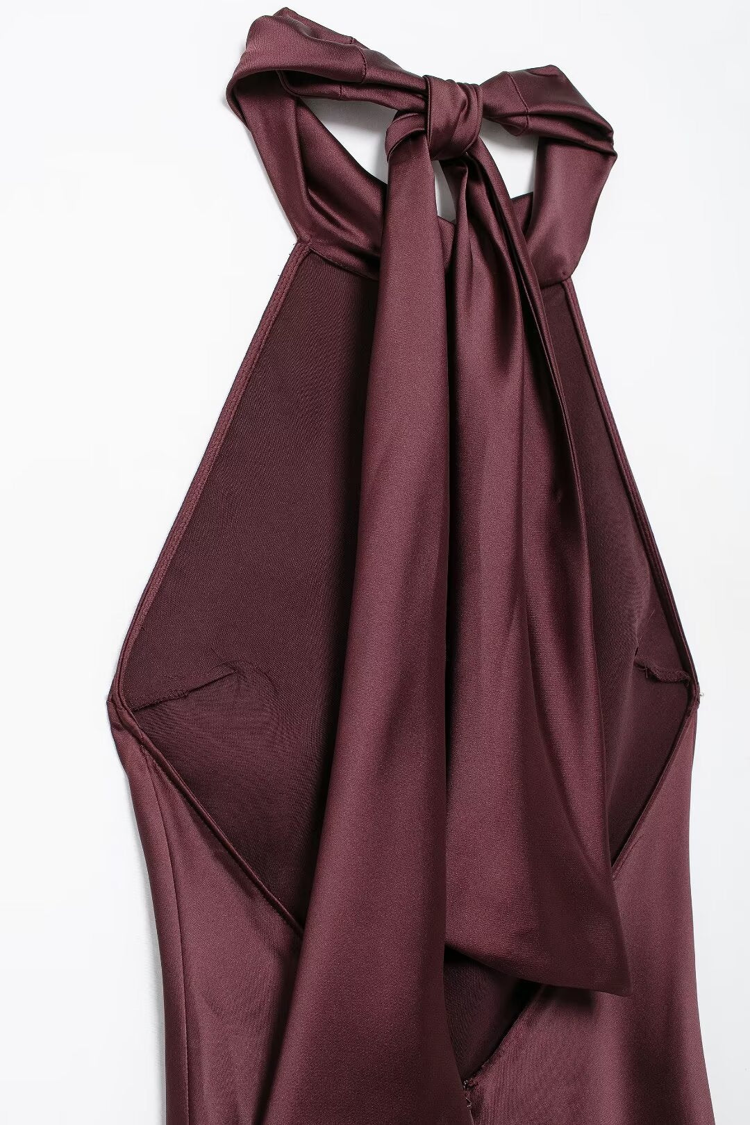 Autumn Collar Satin dress