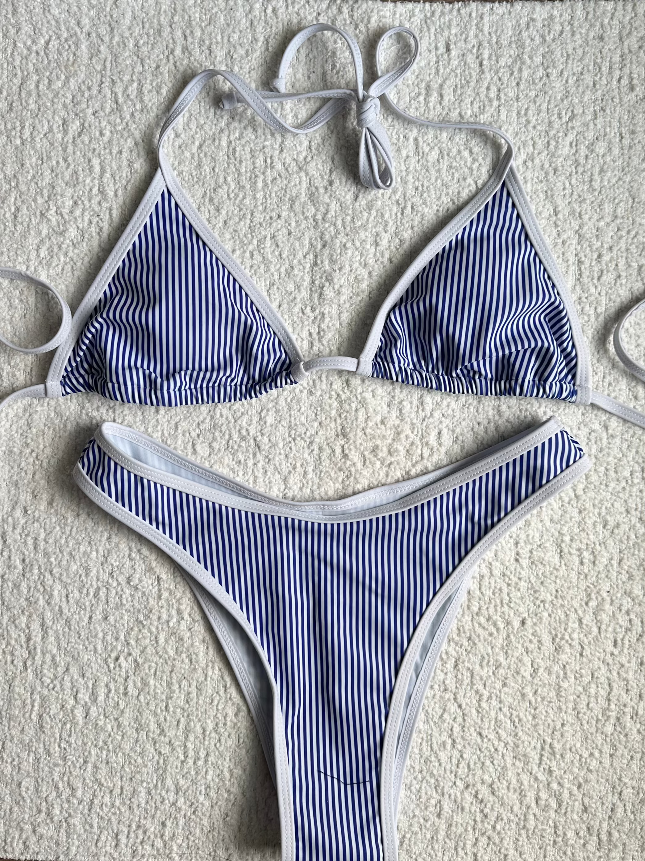 Classic Striped Bikini Set