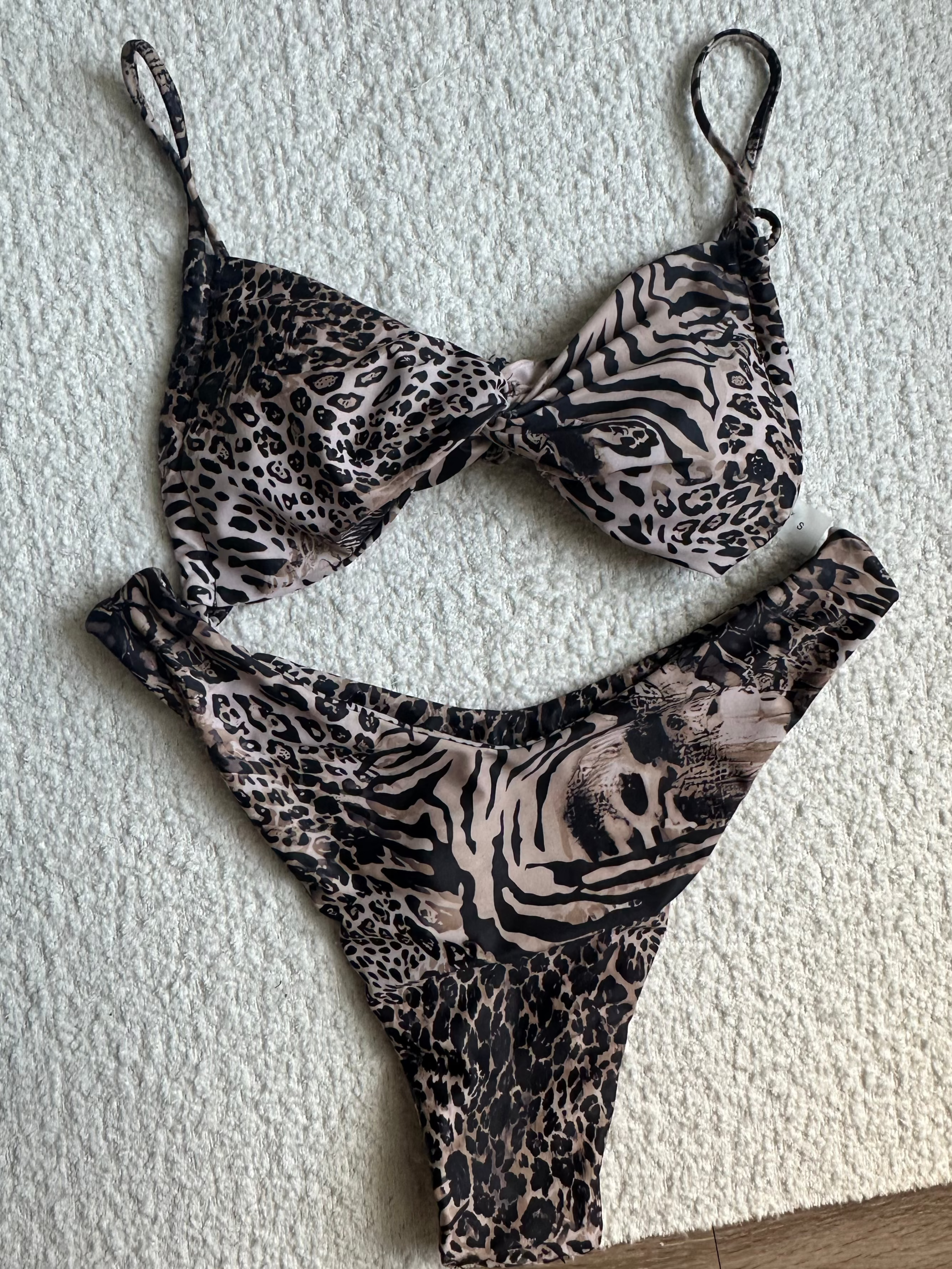 Cheetah Print Bikini Set