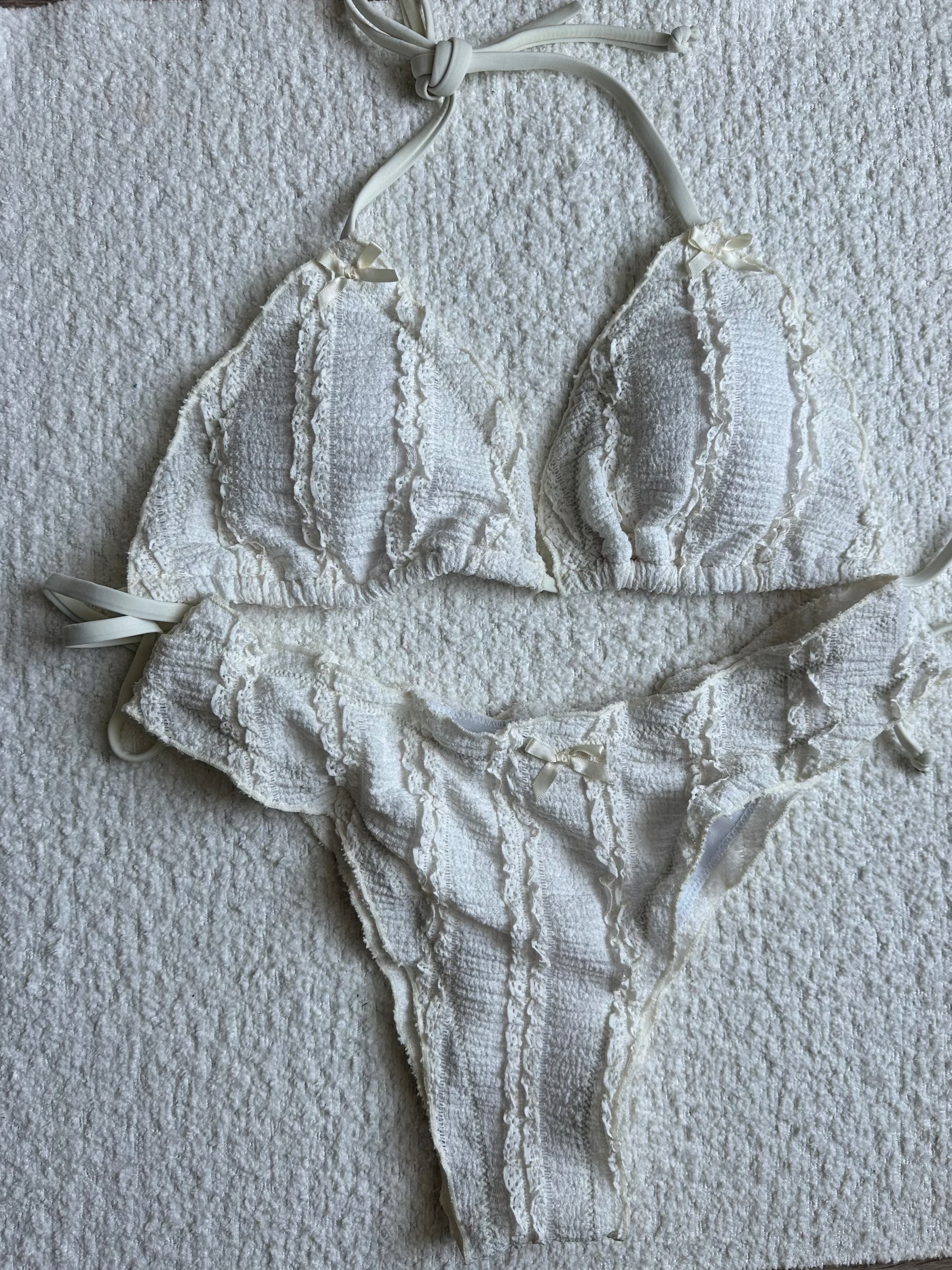 Aquamarine Lace Bikini Set