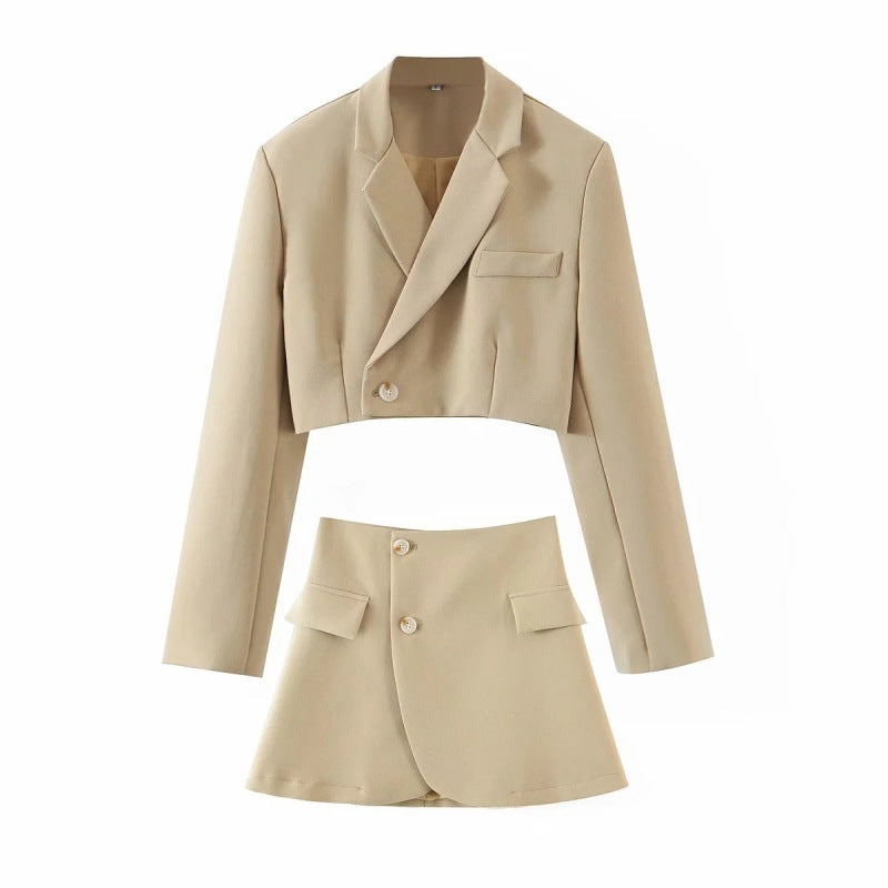 Zoe's Blazer and Skirt Set